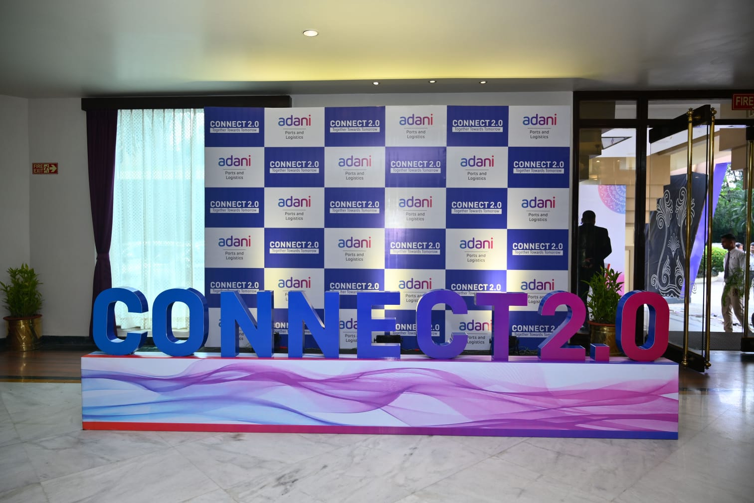 Adani Connect 2.0 event installation