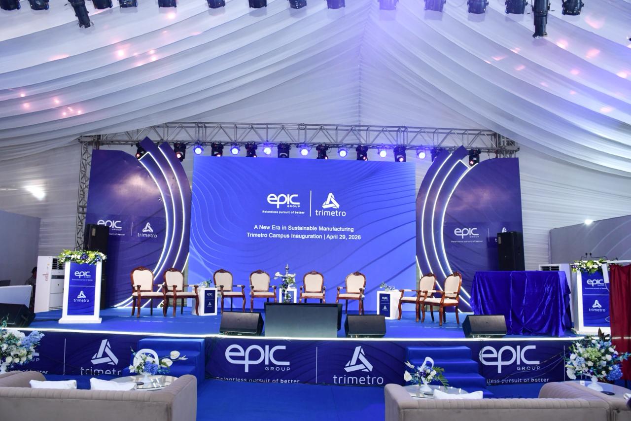 EPIC Group and Trimetro campus inauguration stage setup